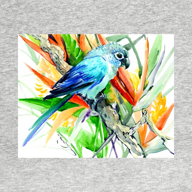 Parrot and Tropical Foliage, Tropical Colors by surenart